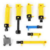 Pneumatic Parts Air Push Rod Spring Hose Accessories Assembling Building Blocks